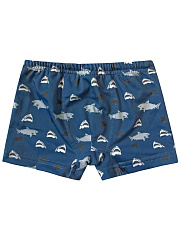 Шорты для мальчика с акулами - Размер 128 - Цвет синий - Картинка #1