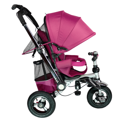 Велосипед детский трехколёсный  TSTX010 
 - Цвет винный - Картинка #1